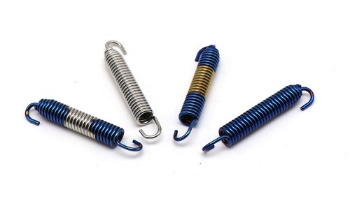 4PCS 75mm Motorcycle Stainless Steel Exhaust Pipe Muffler Silencer Springs - Picture 7 of 12