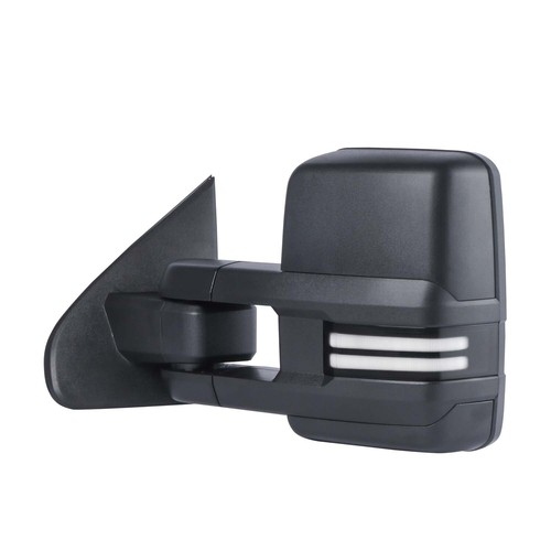 Tow Mirrors Power Turn & Running Light For 2014-2018 Chevy Silverado GMC Sierra - Picture 5 of 18