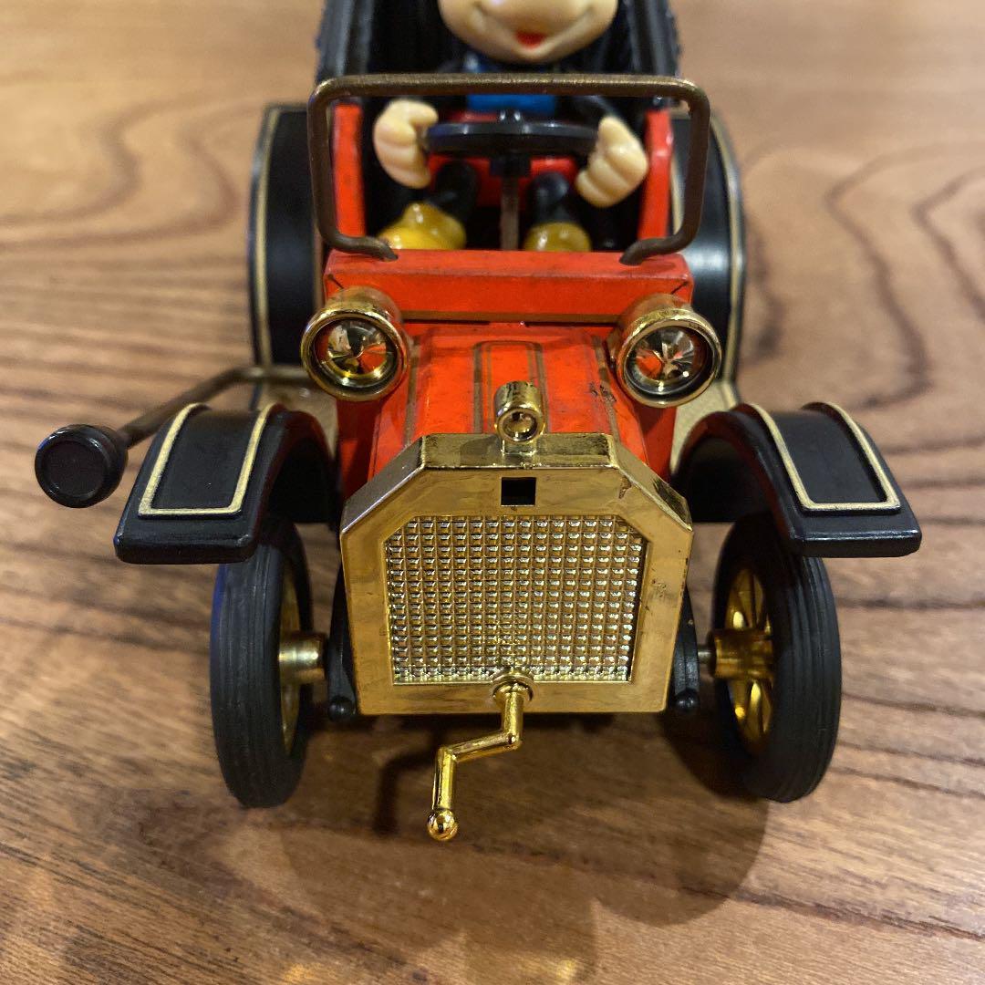 Mickey Mouse Tinplate Car Toys Disney Masudaya Vintage Antique Japan