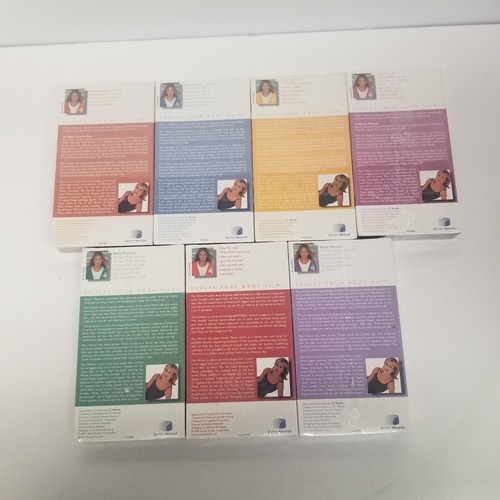 Winsor Pilates Exercise Workout VHS Tape Lot of 7, New Sealed - Picture 2 of 5