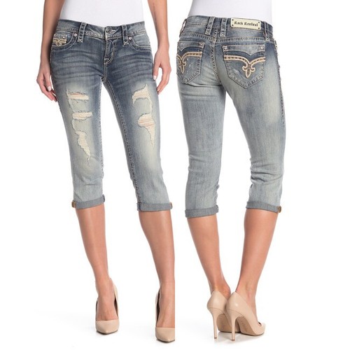 Rock Revival Women's Capri Vivian Slim 