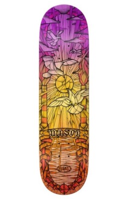 REAL SILVA CHROME CATHEDRAL SKATEBOARD DECK-8.38 BEST SKATEBOARDING BRAND