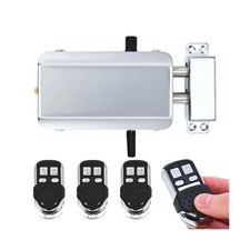 Electronic Deadbolt Door Lock, Remote Control Door Lock Anti-Theft Home Secur...