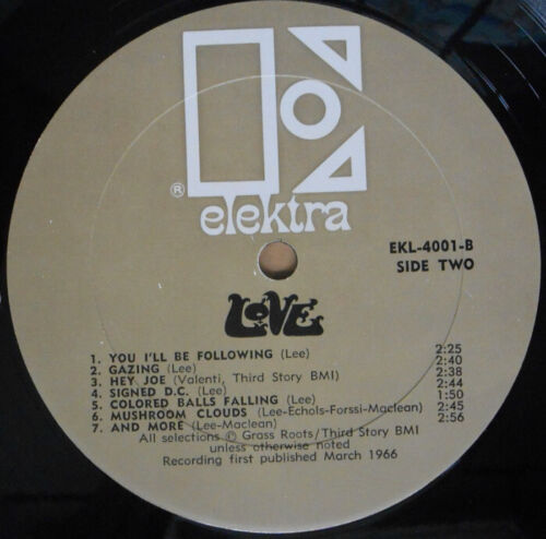 Love ORIG US ST LP VG+ '66 Gold Elektra EKL-4001 MONO Abbey press Psyche Garage - Bild 4 von 4