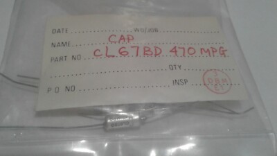( 1 pc ) CL67BD470MPG, TANSITOR, Vishay , CAP , MIL SPEC