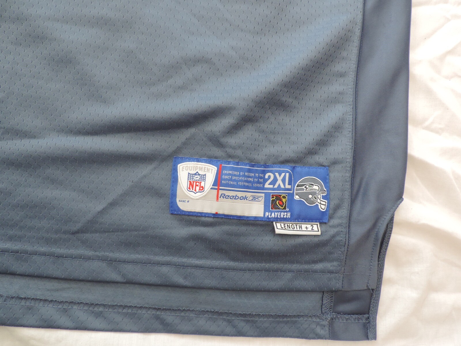 Vtg Shaun Alexander Seattle Seahawks Reebok Jersey 37 NFL Equipment 2XL +2 Lengt - Picture 3 of 7
