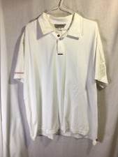 Quiksilver White XL Short Sleeve Cotton Golf/Polo Shirt P1