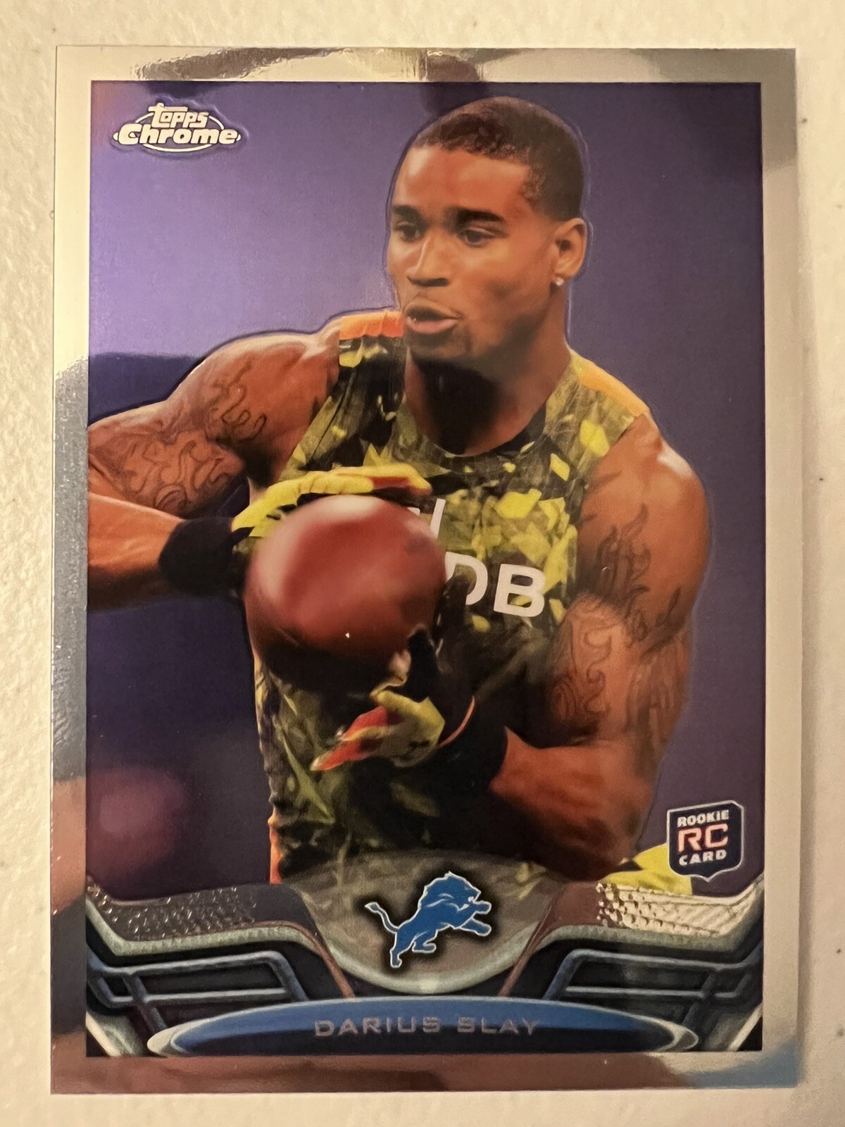 2013 Topps Chrome RC Darius Slay Detroit Lions