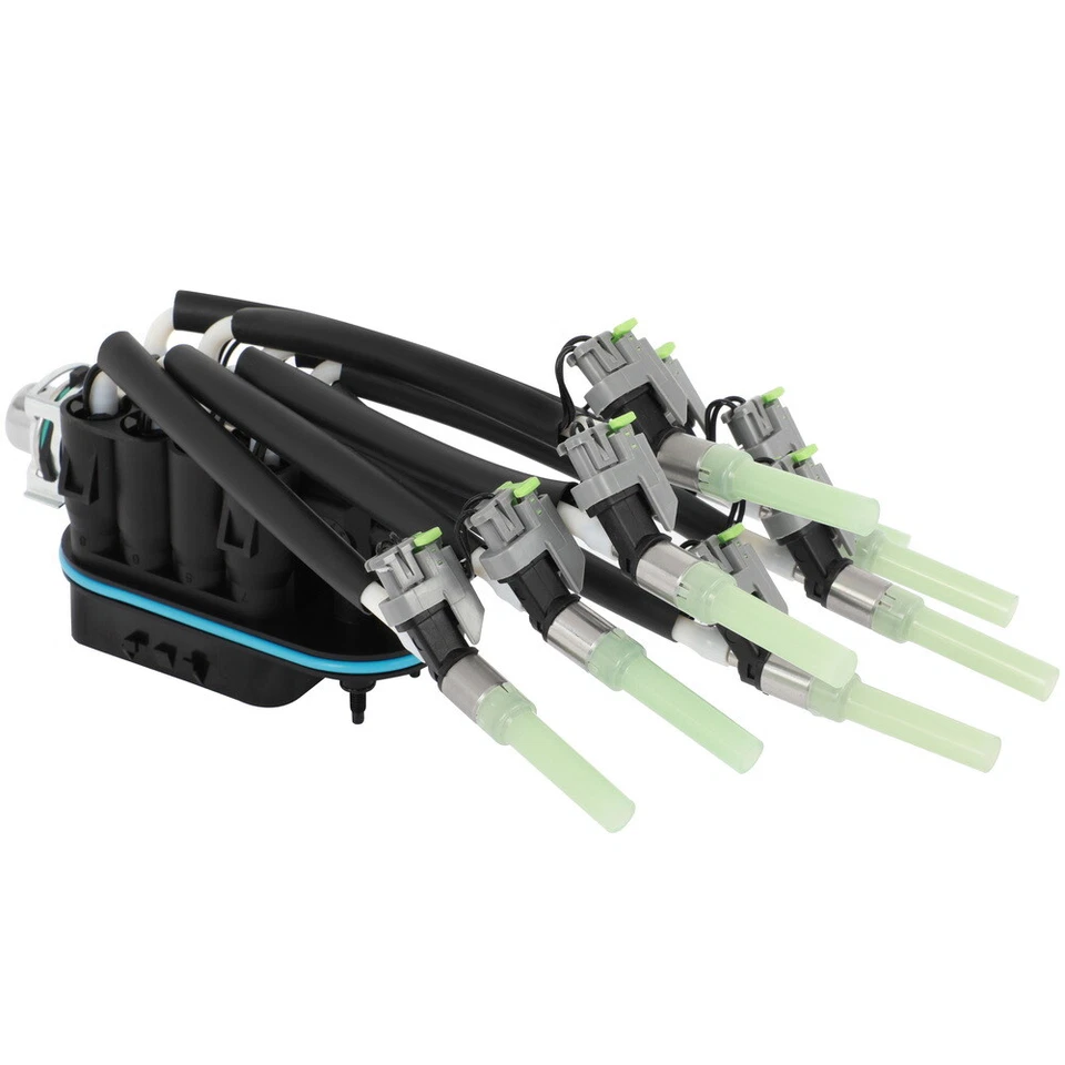 Inyector de araña de combustible de 8 cilindros para camioneta Chevy GMC Savana 5,7 L 5,0 L V8 Foto 3 de 4