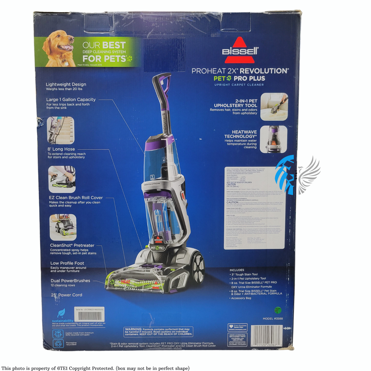 Carpet Cleaners Bissell Proheat 2x Cleanshot Professional Parts