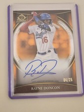 2023 Bowman Chrome Rayne Doncon Orange Refractor Invicta Auto /25