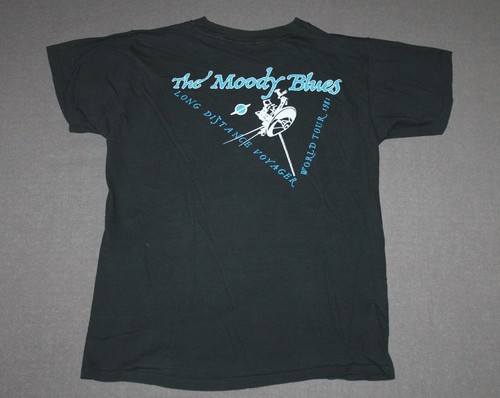 S * thin vtg 80s 1981 THE MOODY BLUES concert tour t shirt * 6.156 - Picture 4 of 5