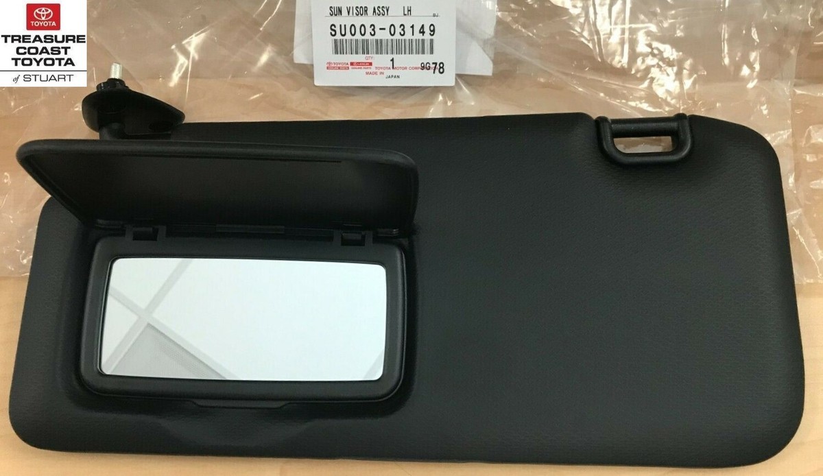 Genuine Toyota 86 Scion Fr-s Black Front Driver Sun Visor