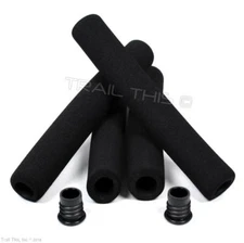 Sunlite Road Bicycle Foam Rubber Grips Pad Set for Drop Bar Handlebar + End Caps