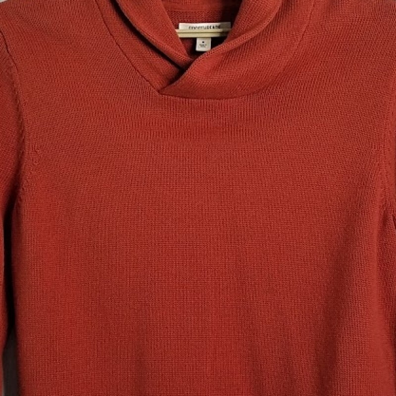 Goodthreads Sweater Men's Medium Pullover Rust Br… - image 5