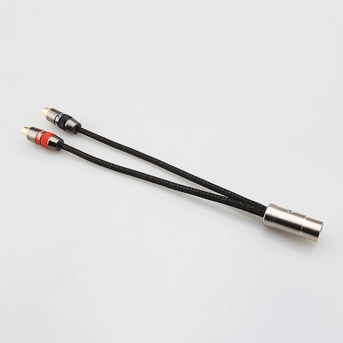 5N OFC Copper Cord HiFi Audio Signal Output Cable 5Pin Din to 2x RCA Female 15cm - Picture 4 of 6