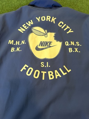Nike New York City Football Big Apple Long Jacket Unisex Size Large New w/ Tags - Picture 9 of 9