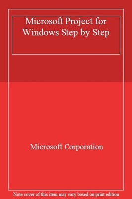 Microsoft Project für Windows Schritt für Schritt, Microsoft Corporation