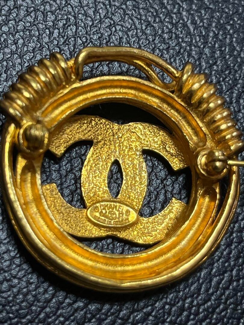 CHANEL Vintage Coco Logo Motif Brooch 94P Auth | eBay