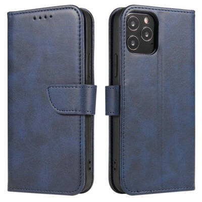 FÜR MOTOROLA EDGE 70 -NEXERI Schutz Hülle Etui Handy Tasche Cover Buch Form BLAU