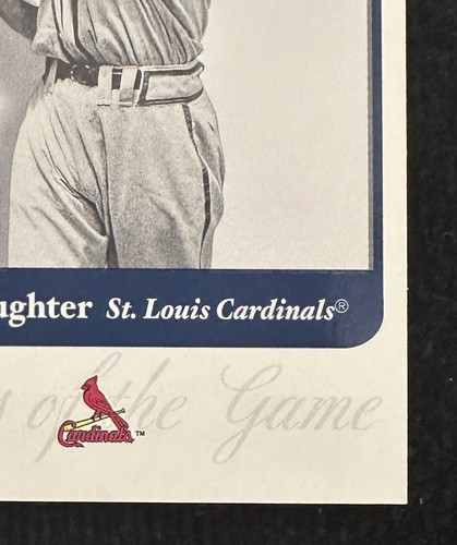 Fleer Greats of the Game 2001 #34 ⚾️ Salón de la fama Enos Slaughter ⚾️ Cardenales de San Luis - Imagen 5 de 6