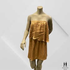 Show Me Your Mumu Revolve Fancy Cheetah Luxe Satin Dress Small S Lining Mauve