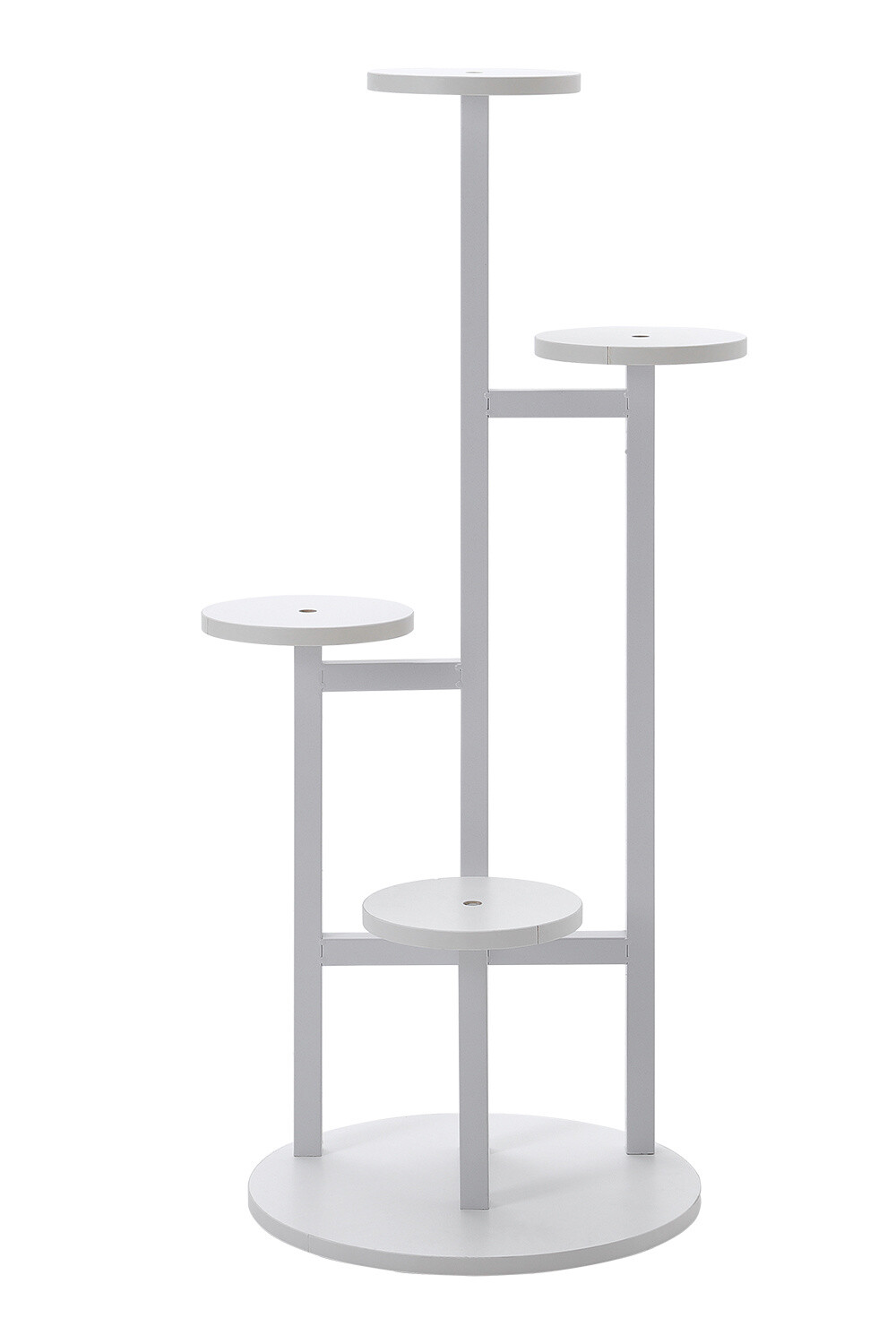 Metal/Wooden Plant Flower Stand Pot Open Display Shelf Outdoor Indoor ...