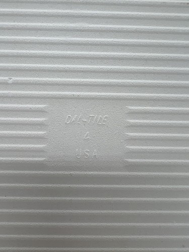 Vintage Dal-Tile 6” Square Glossy Ceramic Leaf Floral Tile Wall Floor Furniture - Picture 9 of 9