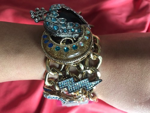 Betsey Johnson Himmel zu Betsey Blitz Stern Mond Planet Galaxienarmband - Bild 5 von 6