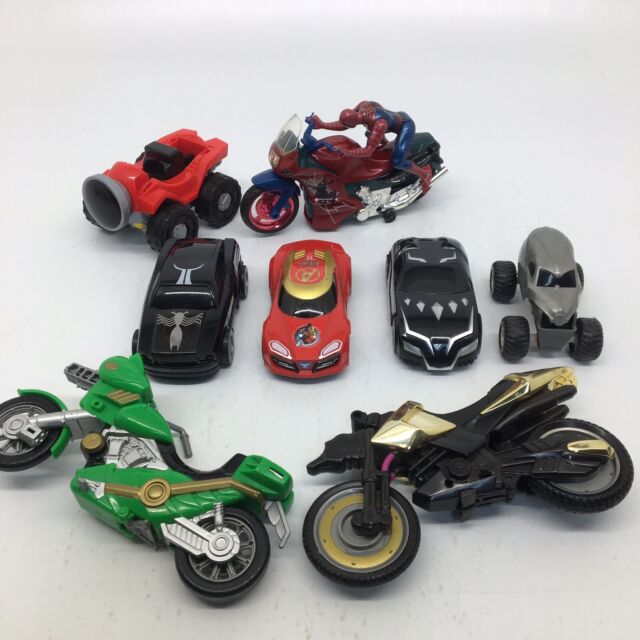 Mixed Lot of Boys Junk Drawer Kids Toys Marvel Cars Power Ranger Bikes Spiderman