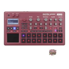 KORG electribe2S sampler and sequencer in metallic red. Ideal for dance music