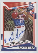 2022 Panini Elite Extra Edition Signatures Raymond Mola #208 Auto 0h29