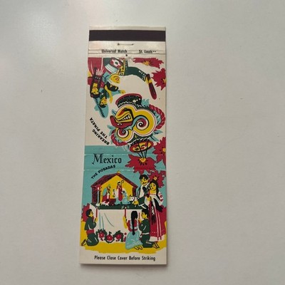 Miller & Holmes Inc M & H Gas Mexico The Posadas Vintage Matchbook Cover SMB34-6