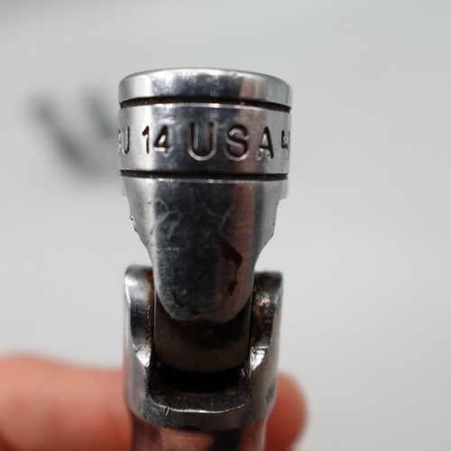 Juego de 5 piezas de enchufe giratorio Snap On 6 puntos 3/8” unidad EE. UU. FSU14-FSU22 7/16" - 11/16" - Imagen 7 de 15