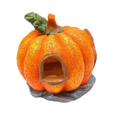 Pumpkin Fish Tank Decoration Pumpkin Sculpture for Desktop Fish Tank Home