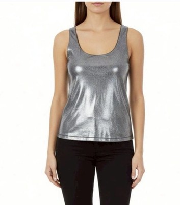 $30 ID Ideology Womens Metallic Tank Top