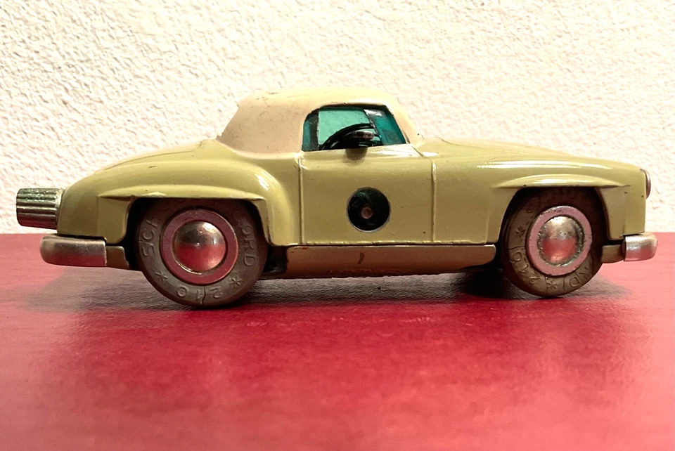 Schuco original Mercedes Benz 190SL 1955 mecanismo de relojería Alemania Occidental Nº 1044 Foto 4 de 4