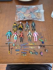 Lot of Fortnite 4" Action Figures With Accessories Lot Pieces parts weapons