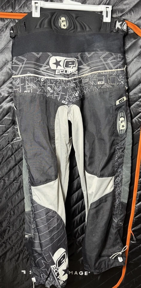 PANTALONES DE PAINTBALL PLANET ECLIPSE DISTORSIÓN - NEGROS - TALLA GRANDE - 2009 OG VINTAGE Foto 3 de 4