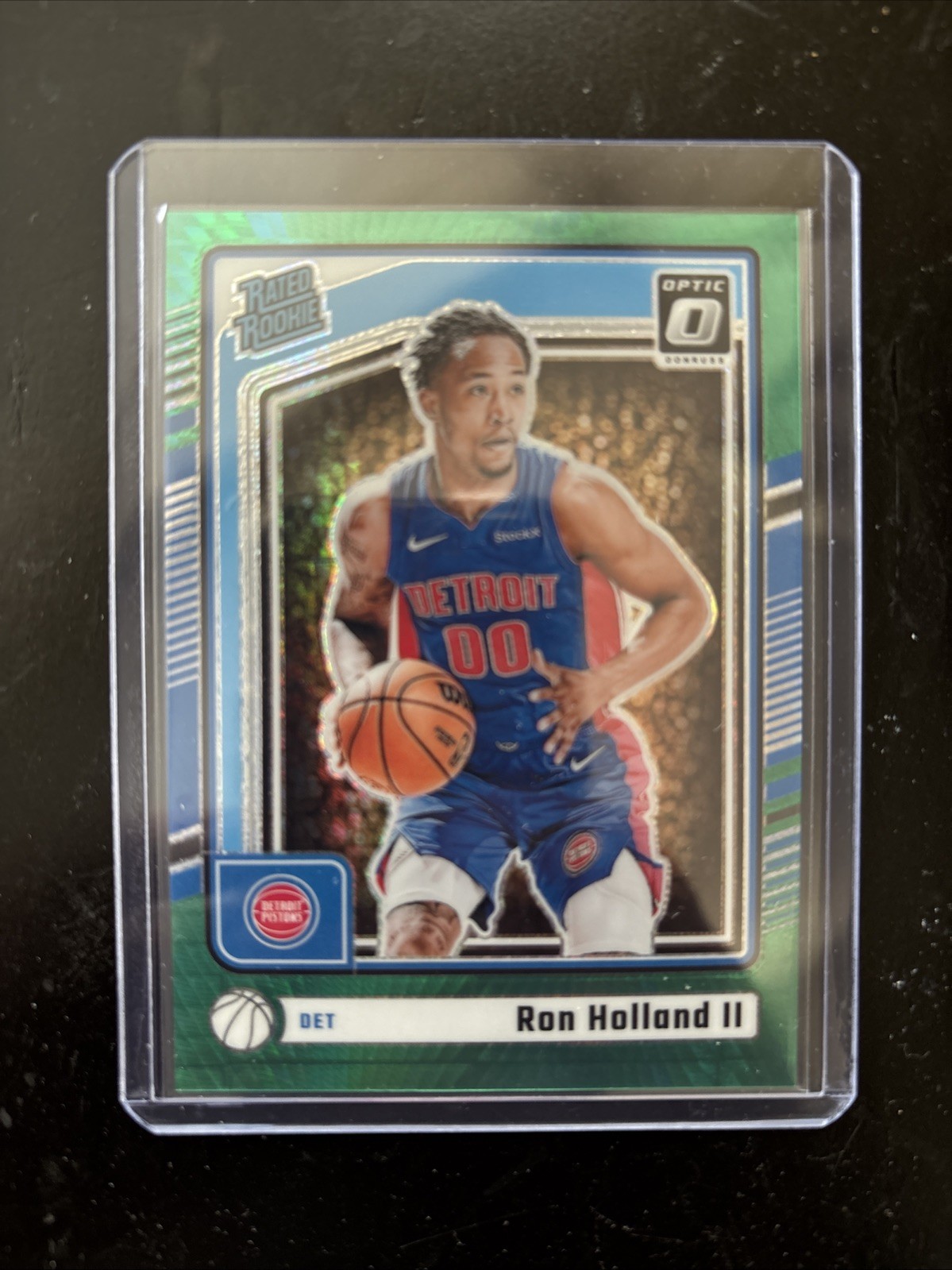 2024-25 Donruss Optic - Rated Rookie Ron Holland II #291 Hyper Green Prizm /249