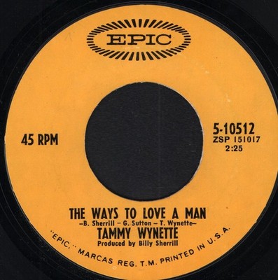 Tammy Wynette Ways To Love A Man / Still Around 7'' vinyl USA Epic 1969 510512