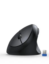 TECKNET Ergonomic Mouse, 4800 DPI 5 Adjustable DPI Levels, Wireless Vertical ...