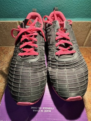 Size 8 - Reebok Crossfit CF7 Black Low Pink