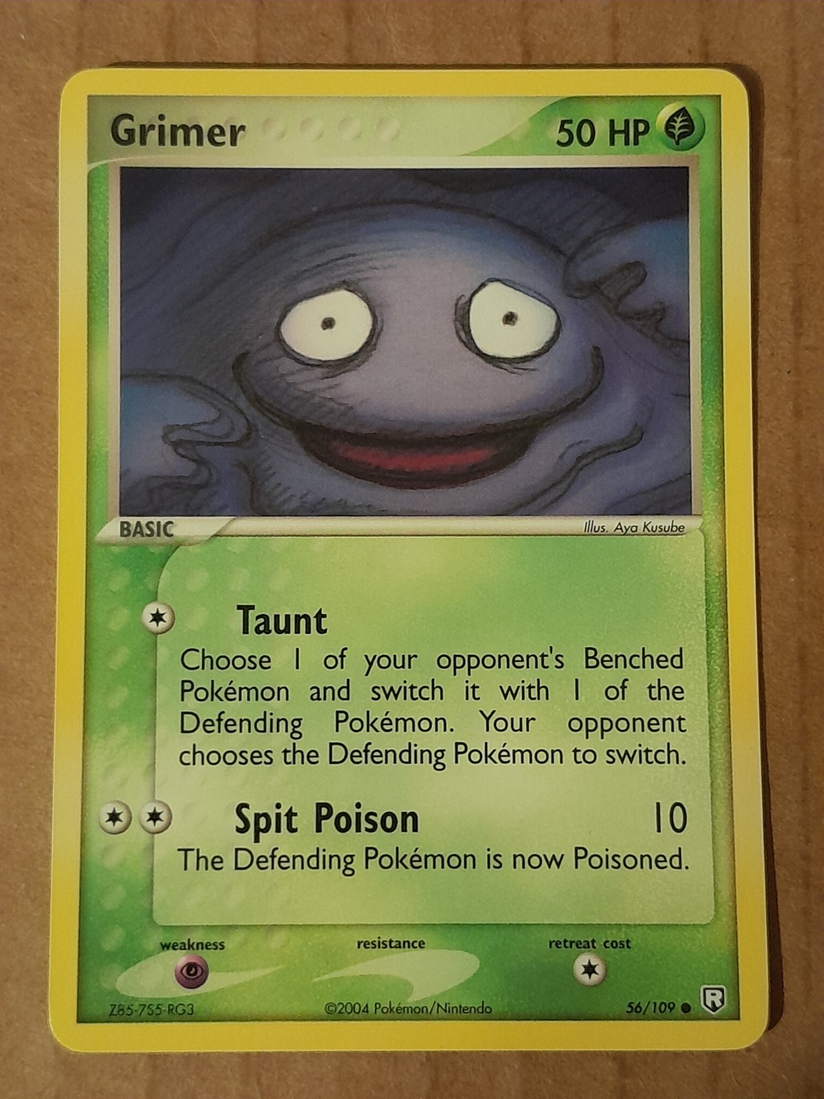 Pokemon Grimer 56/109 Team Rocket Returns NM See Pictures