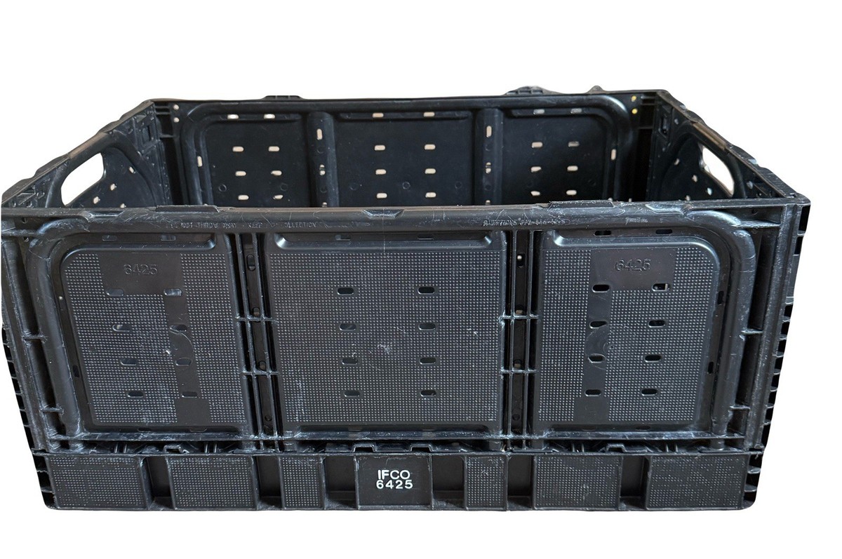 IFCO 6425 Banana Lift Lock Crate - Black | eBay