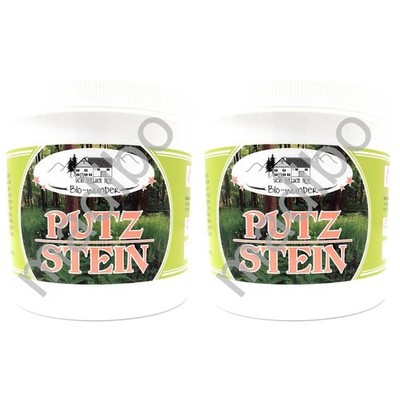  13,45 Euro pro 1kg 2 x Biowunder Putzstein vom Pullach Hof - Inhalt: 1.000 Gram