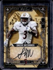 2022 Wild Card 5 Draw Sincere McCormick Classic Gold Foil Tan Auto #1/1