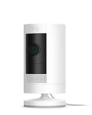 Ring Indoor Cam White 1080p HD Video Plug-In Security Camera