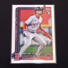 2025 Topps Update Kristian Campbell RC Rookie Debut #US129 Boston Red Sox Base