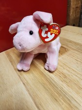 TY Beanie Baby - HAMLET the Pig 7".. with Tags